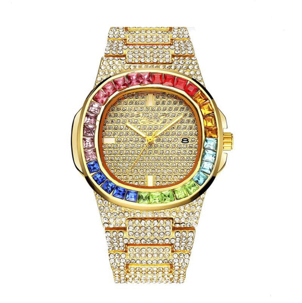 Reloj KATERIN ICE “Oro y Arco Iris”