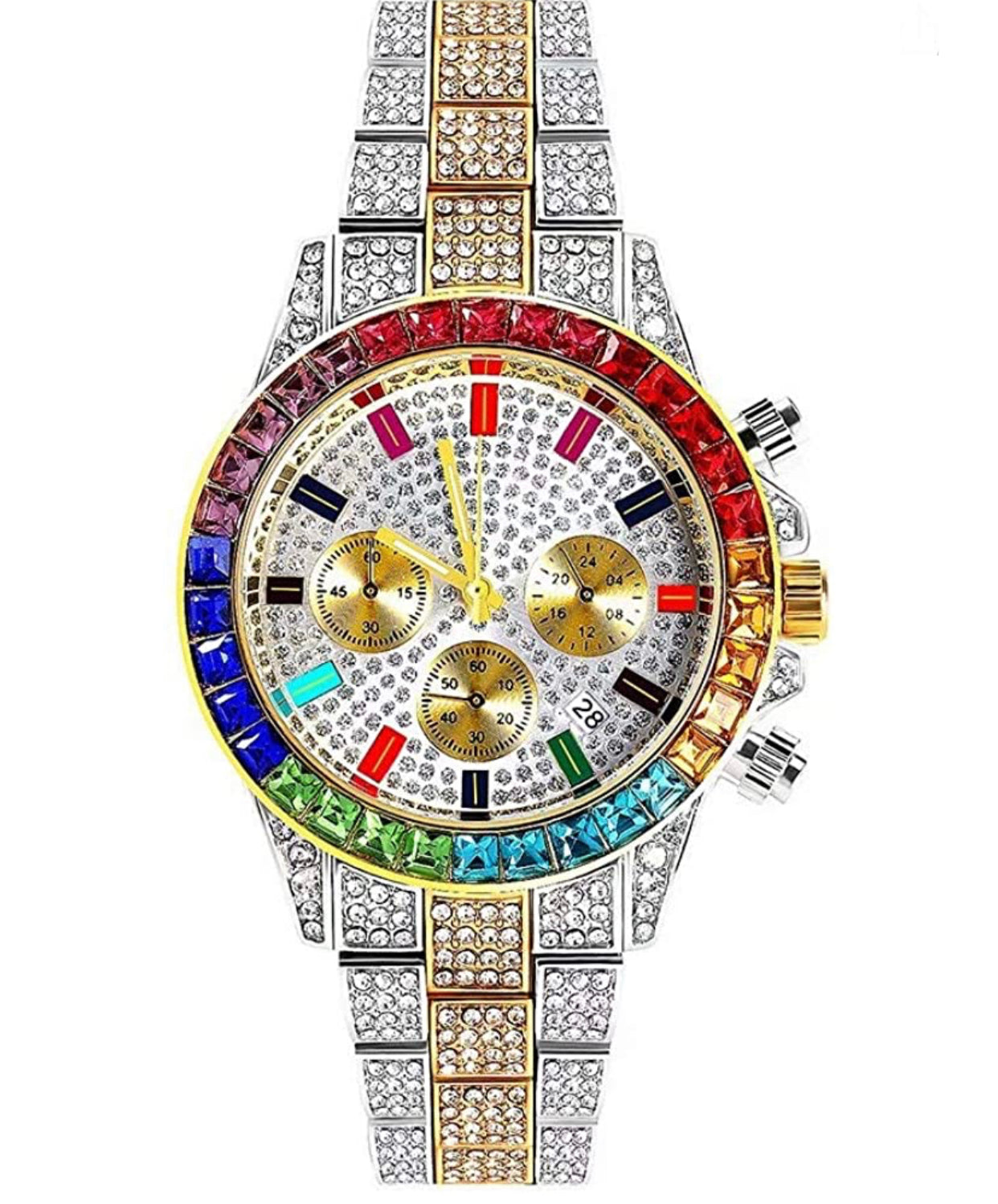 Reloj KATERIN RAINBOW “Plata y Oro”