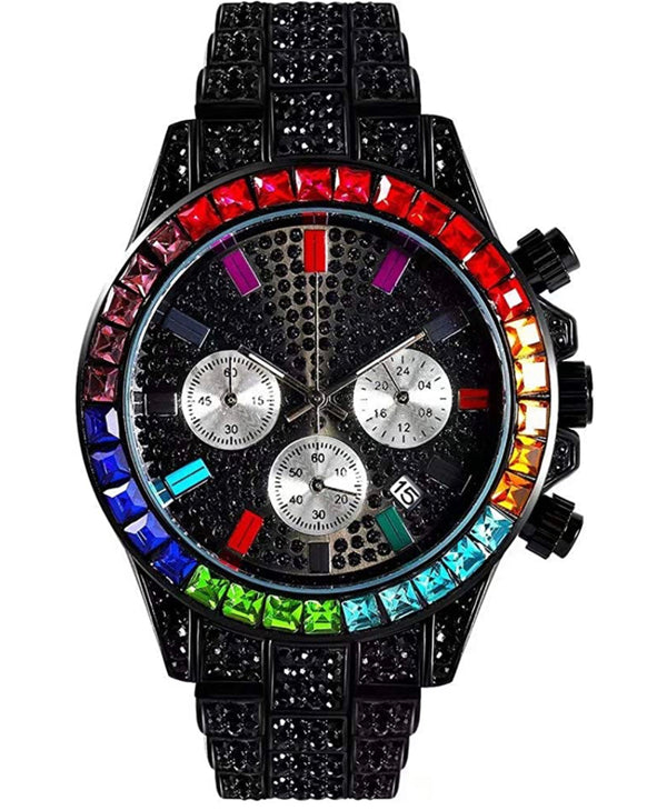 Reloj Katerin “Arco iris y negro”