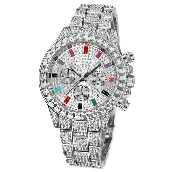 Reloj Katerin “Rainbow Silver ICE”