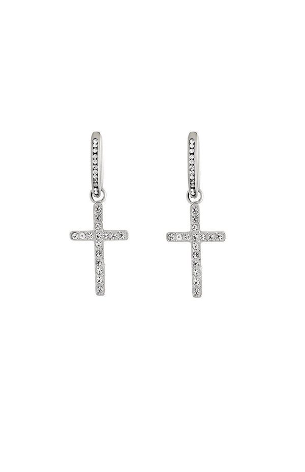 Pendientes “Colgante Cruz” Plata Katerin