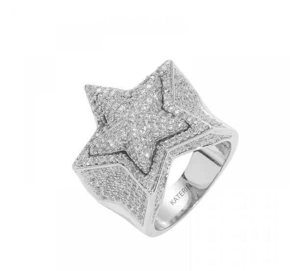 Anillo “estrella” en plata 925