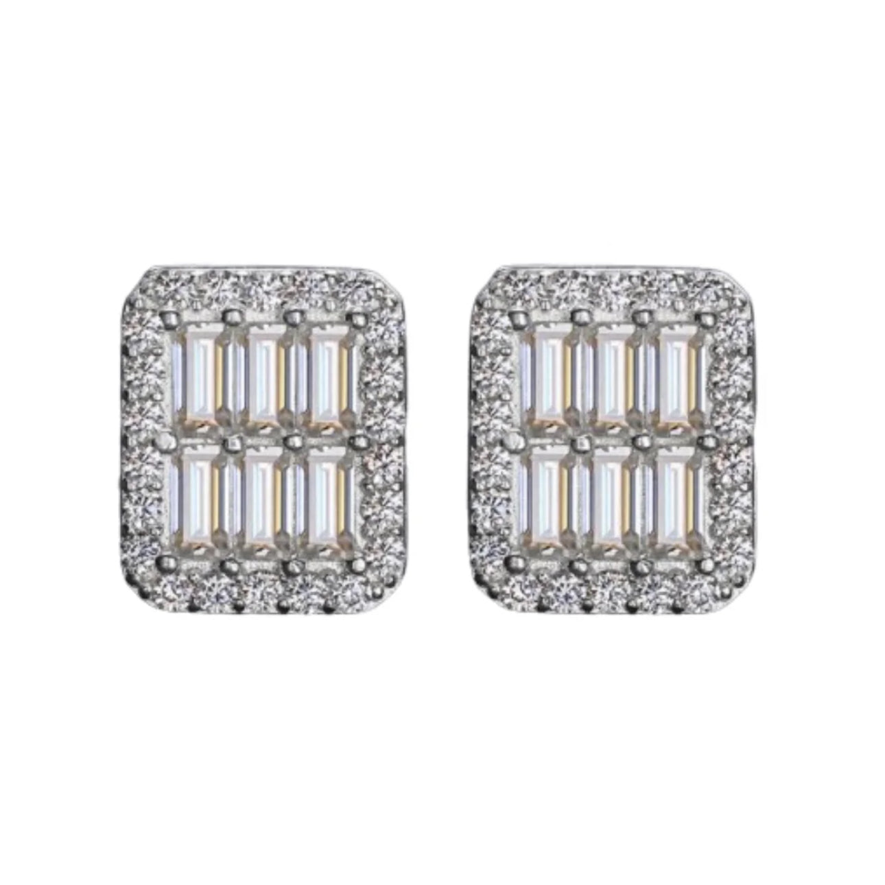 Pendientes “Goteo” en plata 925