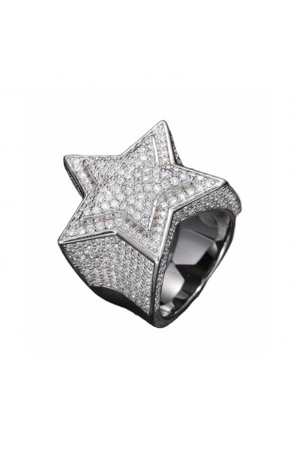 Anillo “STAR” Plata 925 - Moissanita