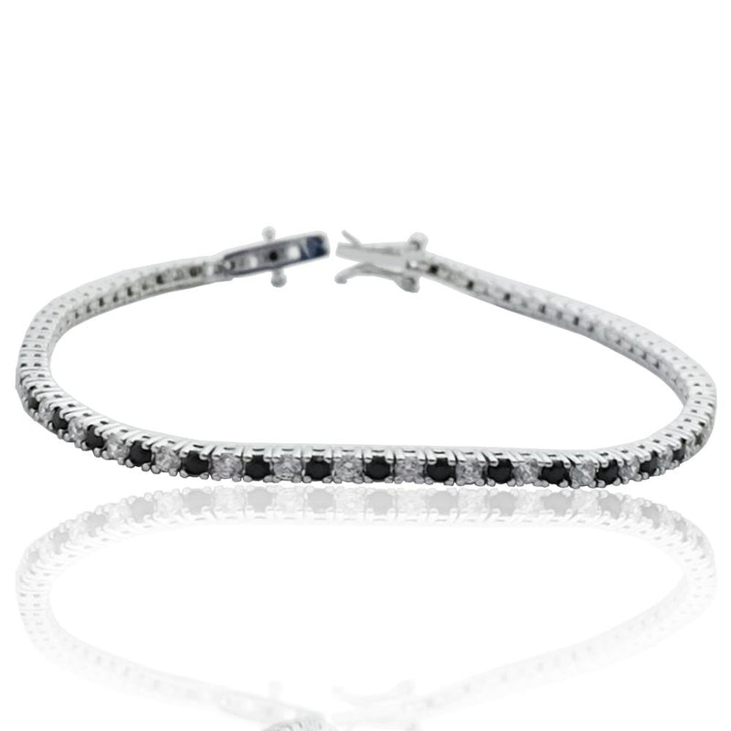 PULSERA TENIS DE PLATA, PLATA 925