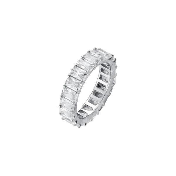 ANILLO "BAGUETTE" DE PLATA