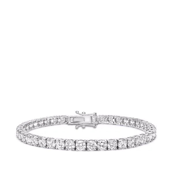 Pulsera tenis - Plata 925 - Moissanita (3mm)